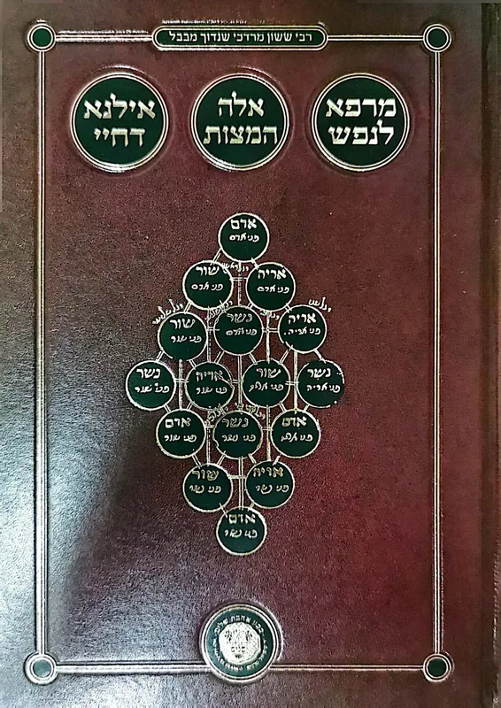 שלשה ספרים נפתחים - מרפא לנפש אלה המצות אילנא דחיי