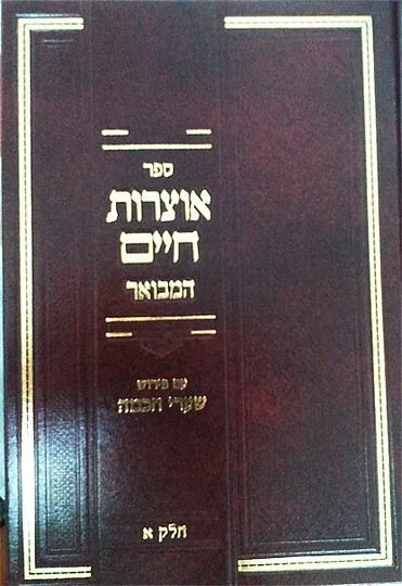 אוצרות חיים המבואר - חלק א' (עם פרוש שערי חכמה)