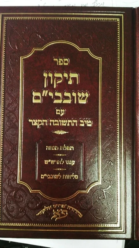 תיקון שובבים עם טיב התשובה הקצר