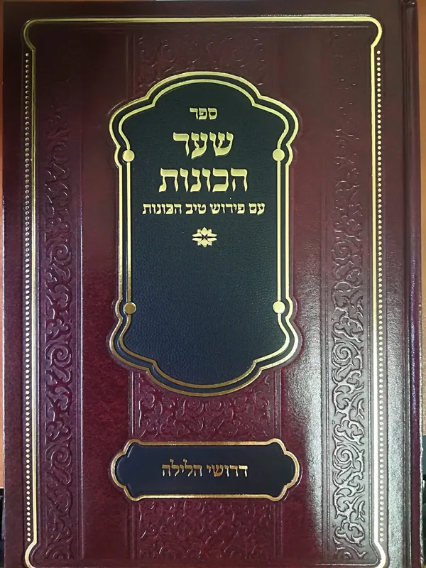 טיב הכונות על שער הכוונות - דרושי הלילה