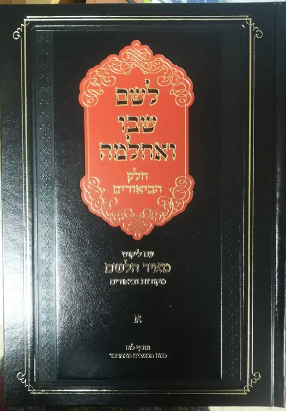 לשם שבו ואחלמה - חלק הביאורים